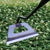 Handheld Hollow Hoe Sharp Thickened Agricultural Weeding Hoe Garden Weeding Hoe for Backyard Weeding Loosening Farm Planting 1