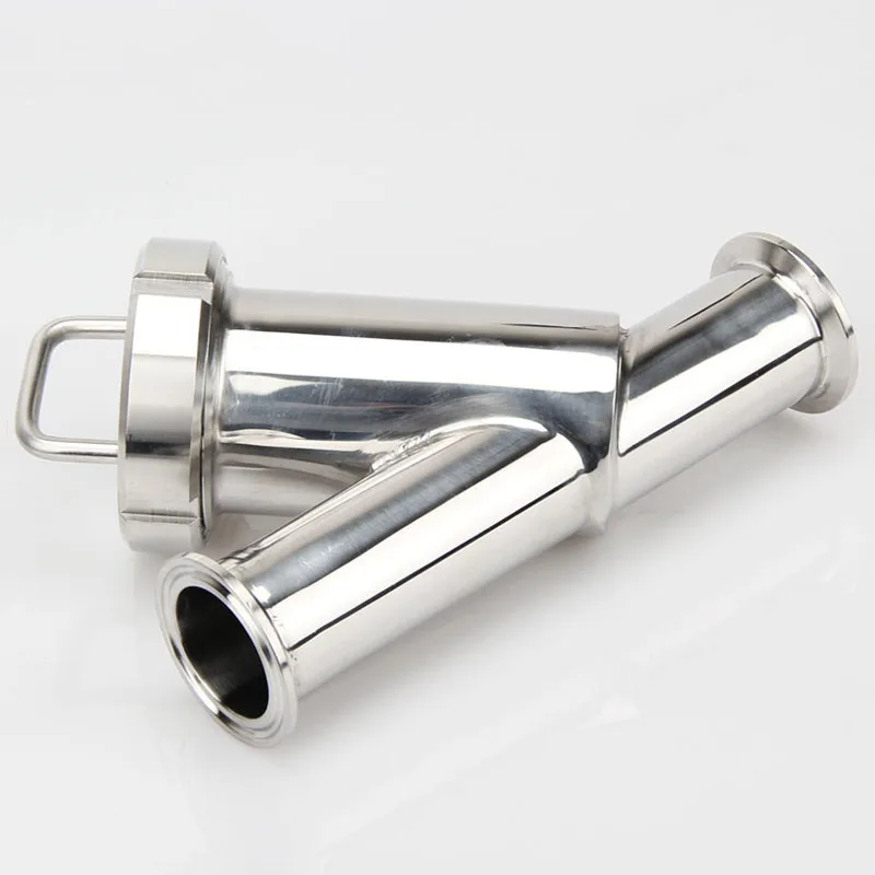 

3/4'' 1" 1-1/4" 1-1/2'' 2" 3" Sanitary Tri Clamp Y Type Strainer Filter Stainless Steel SS304