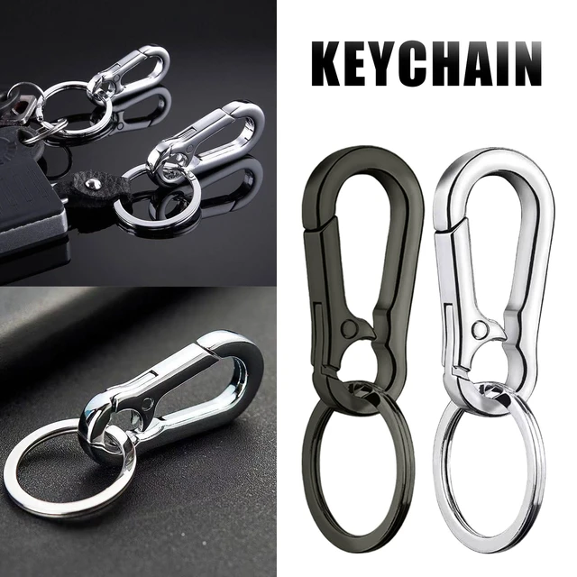 Classic Split Key Ring Stainless Steel Keychain Durable Carabiners Clips  Decoration Outdoor Applications Gifts - AliExpress