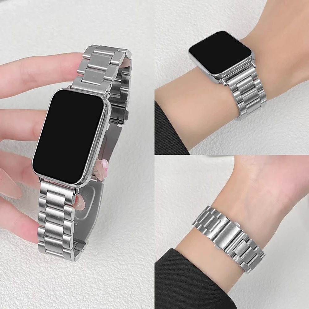 Stainless Steel Bracelet Strap for Smartwatch Fitness Trackers
