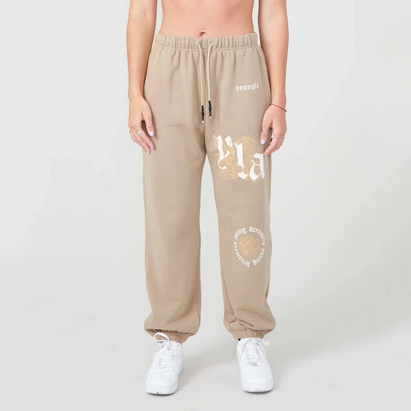 American Style man/woman Sweatpants Spring Autumn Jogger Sport Fitness Cotton Printed Casual trousers Mid Waist Drawstring Pants