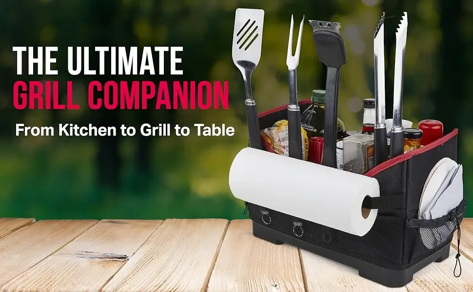 Grillman Large Griddle/Grill Caddy – BBQ/Tailgating Accessories