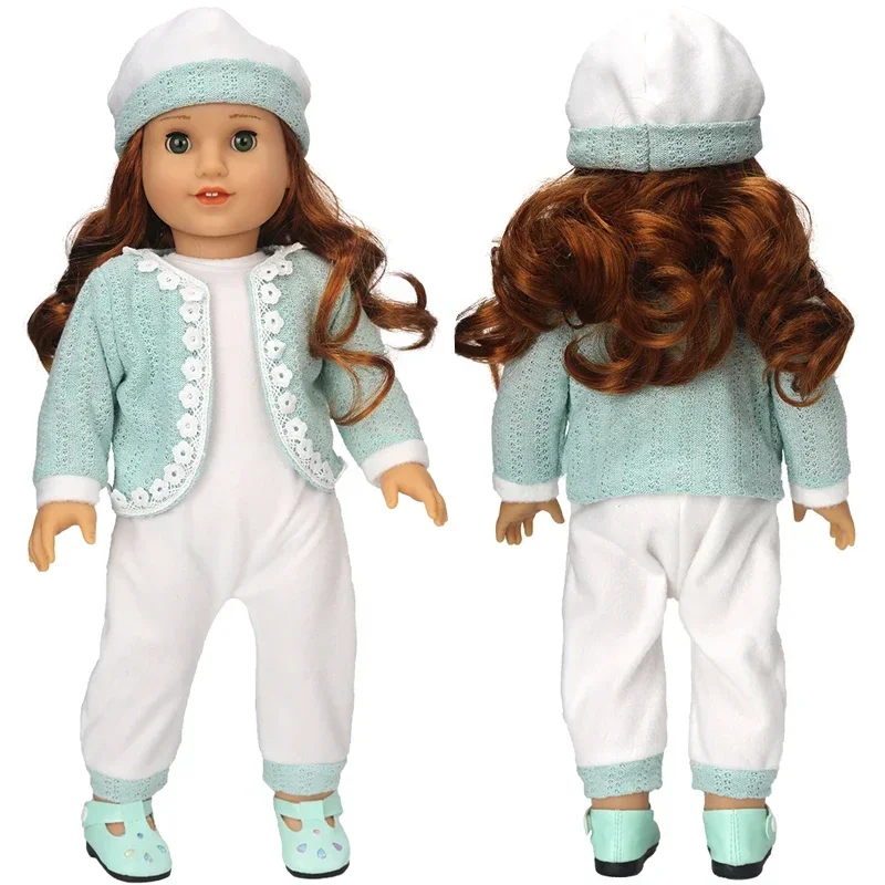 18 Inch American Og Girl Doll Clothes Coat Hat Reborn Baby Doll Rompers Toys Clothing Children Gift