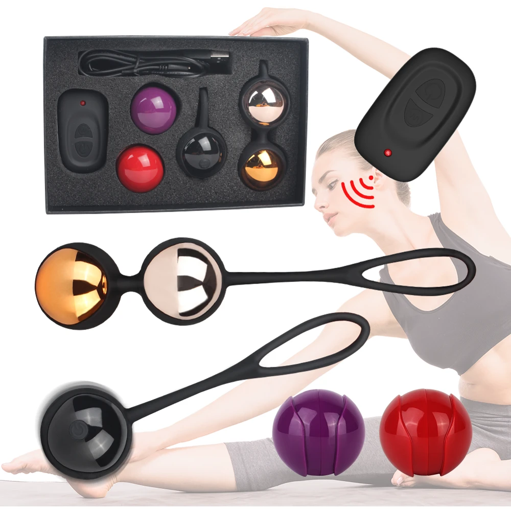 Remote Control Vaginal Exercise Kegel Ball with Vibration Vibrator Egg