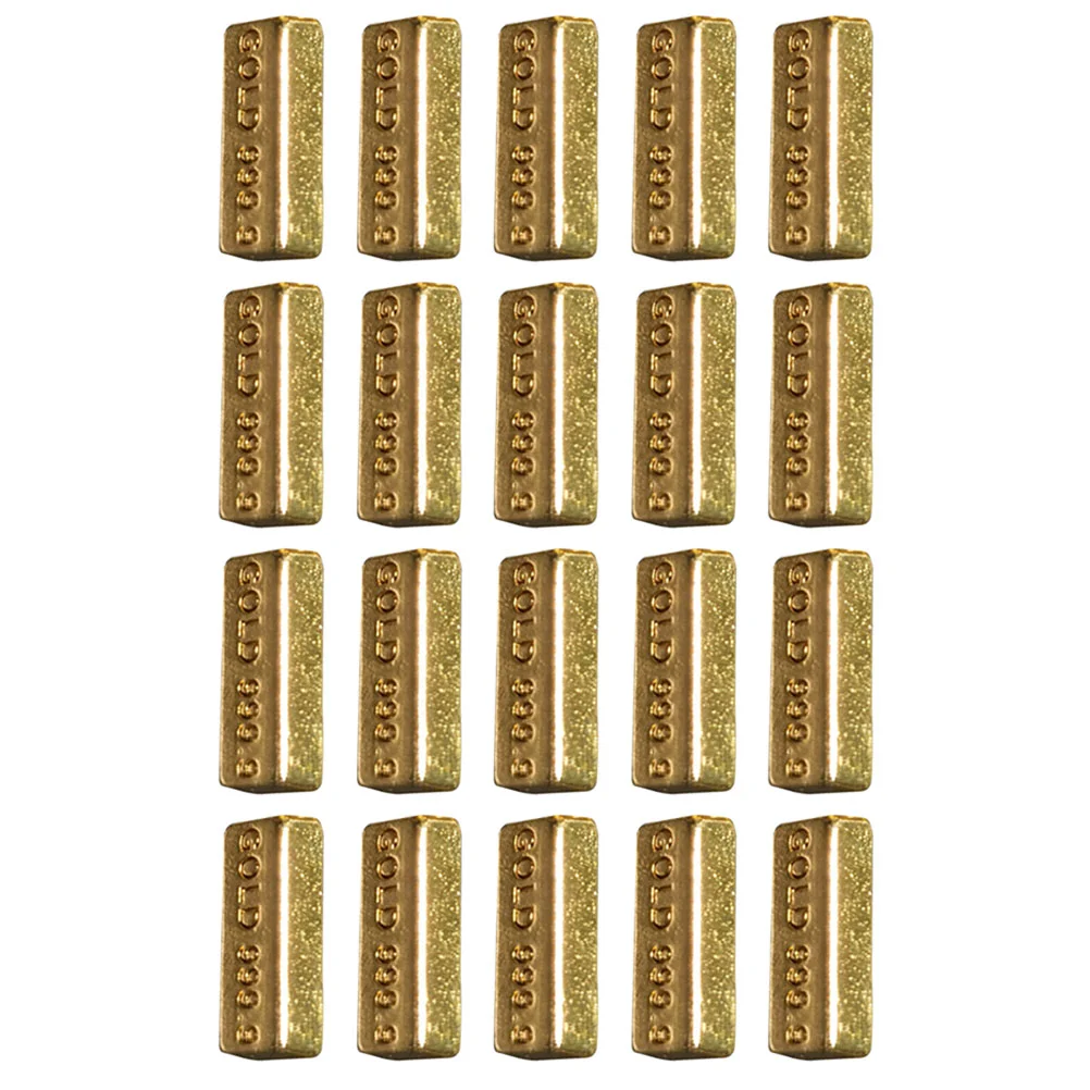 

Mini Gold Bar Model Fake Gold Bricks Miniature Gold Bars Mini Simulation Brick Model House Miniature Scene Accessories