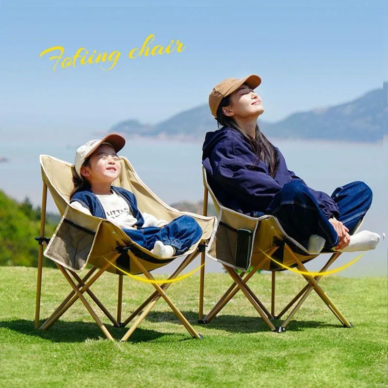 Folding Chair Outdoor Foldable Stool Camping Foot Rest Camping