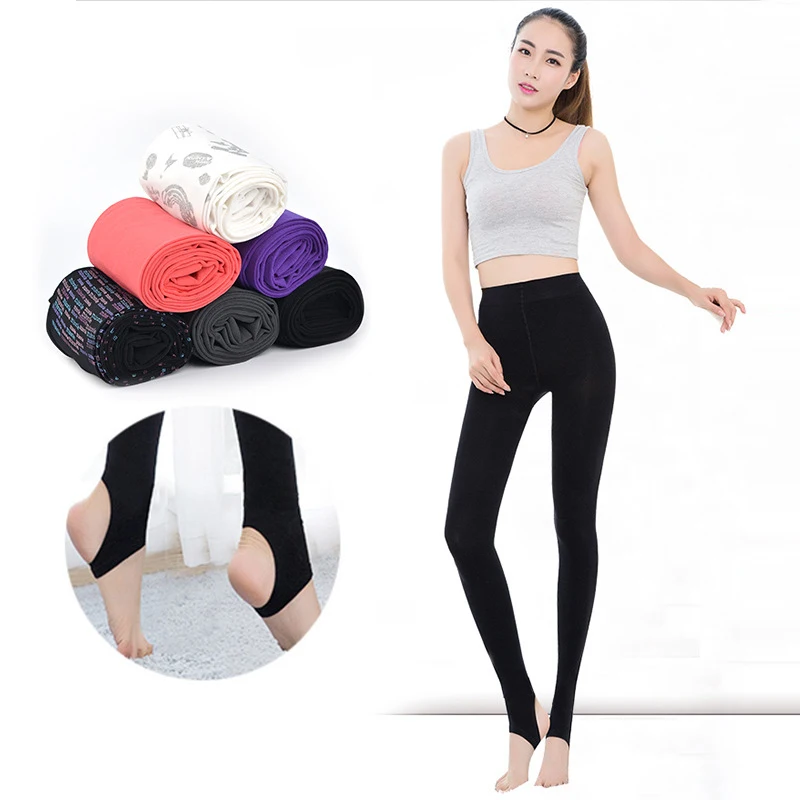 

Fashion Sexy Comfortable Velvet Women's Pantyhose Stirrups High Elastic Slim Lolita Spicy Simple Style Pressure Nylon Tights