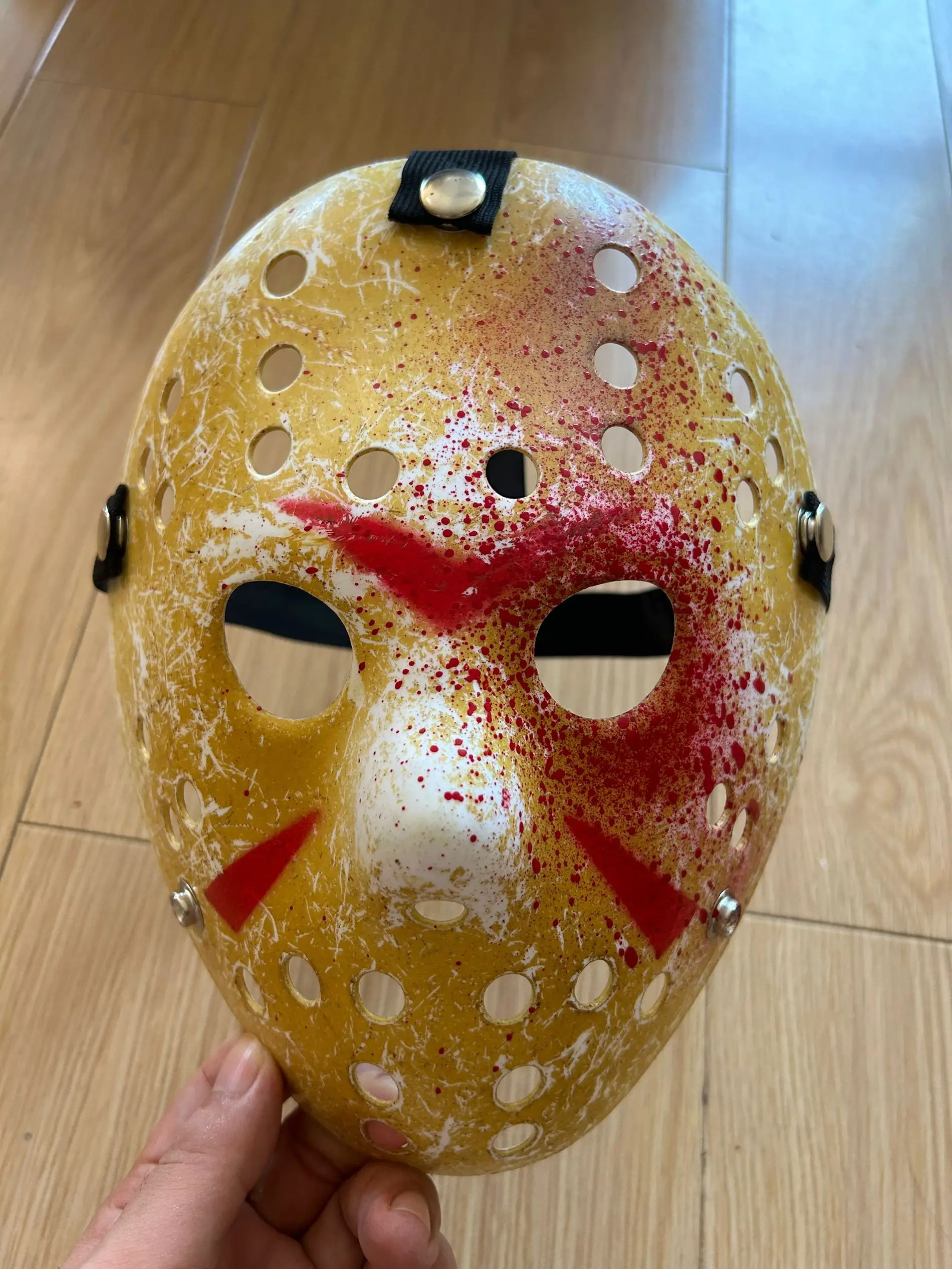 가장 무도회 코스프레 두꺼운 제이슨 Voorhees 하키 마스크 0929001, 신제품