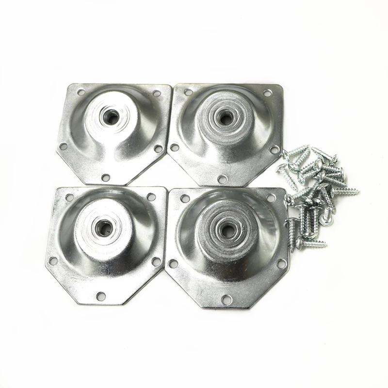 4pcs M8 Hole Slope Wooden Leg Hardware Furniture Mounting
