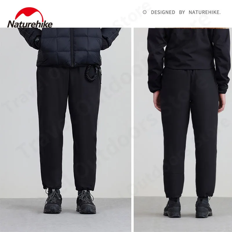 네이처하이크 캠핑 스포츠 레저 바지 야외 하이킹 거위 Windproof 따뜻한 난연 겨울 바지