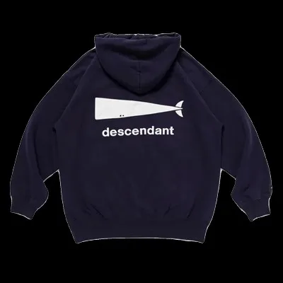 DESCENDANT HOODED SWEAT Mサイズ 2024 DESCENDANT DCDT Whale Embroidered Hoodie Men's Casual