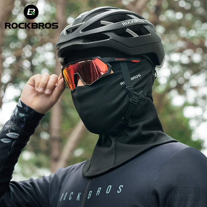 ROCKBROS Winter Face Mask Breathable Ski Cycling Scarf Running Training Balaclava Outdoor Sports Warm Winderproof Bike Equipment