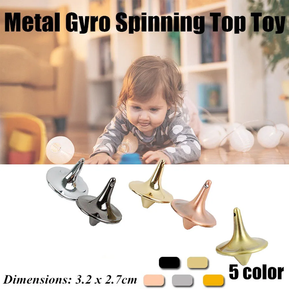 

Creative Exquisite Mini Great Accurate No Resistance Gift Gyro Toys Gyroscope Spinning Top