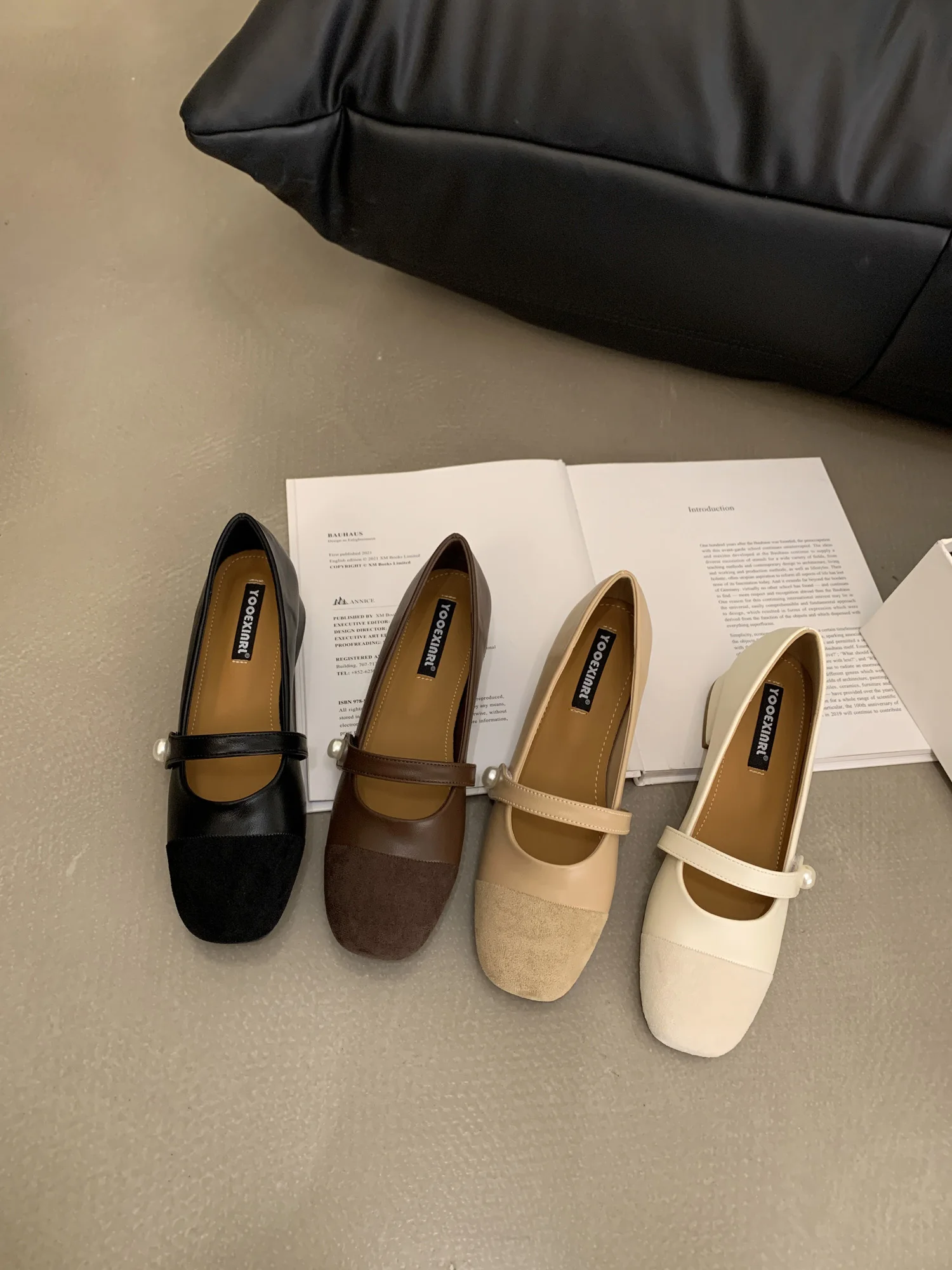 

Shoes Woman Flats Square Toe Elegant Pearl Decorateion Casual Female Sneakers Modis Dress Comfortable Beading New On Heels 2023