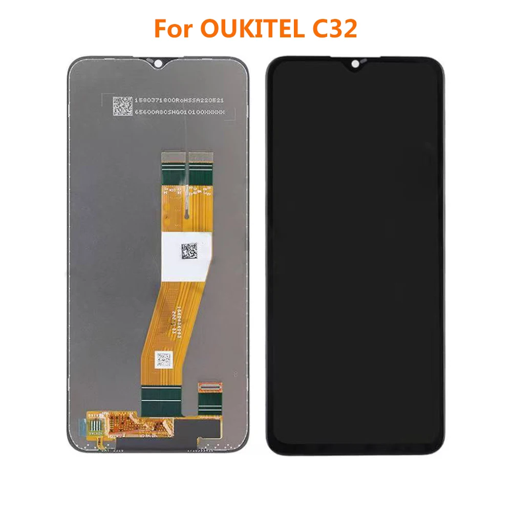 Custodia In Silicone Nero Per Oukitel C32 (6.52 Pollici): Cover TPU Morbida, Anti-graffio E Anti-urto, Sottile
