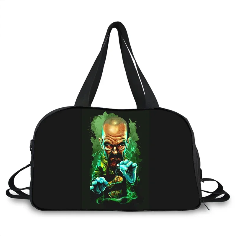 Breaking Bad 3D printing fashion trend portable large capacity multi-function messenger bag travel bag