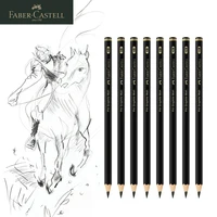 8 Pcs Faber-Castell Graphite Pitt Matt Pencil Set HB, 2B, 4B, 6B, 8B, 10B, 12B, 14B Sketching Drawing Artists’ Quality 1