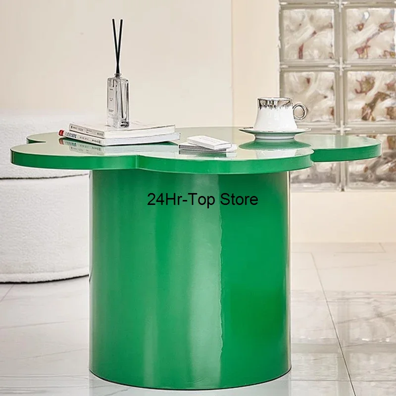 독특한 꽃 사이드 테이블, 야외 침대 사이드 커피 코너, 모바일 식탁, 차, 메사스 드 센트로 살롱 파티오 가구