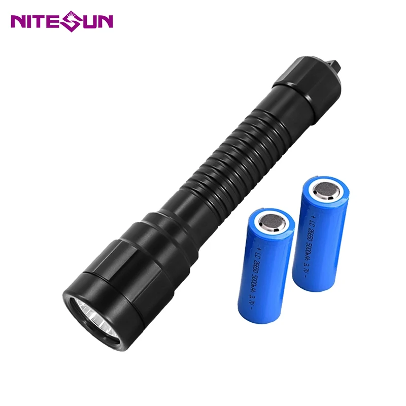Фото NITESUN ND26 ручной фонарик для дайвинга 1 * SST40 светодиодный 6500K 1500 люмен Луч расстояние 350 м светильник гружная лампа №1