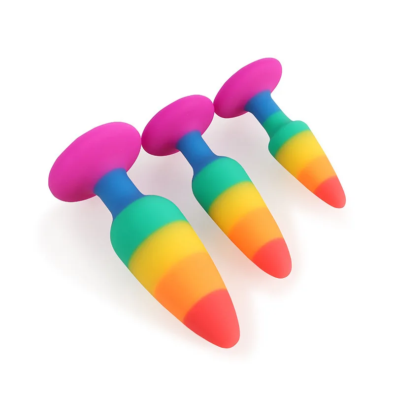 3 Sizes Silicone Butt Plug Set Anal Trainer for Men Women Unisex Adult Sex Toys for Couples Prostate Massager Anus Dilator Kit
