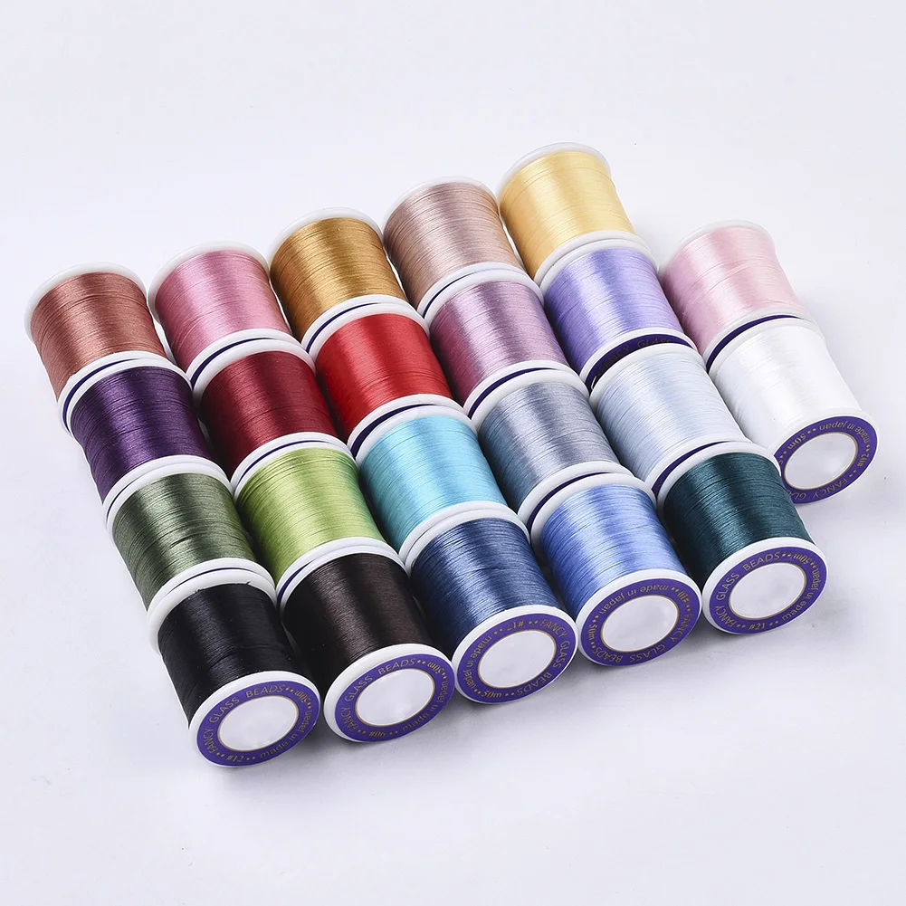 50yards/roll Special Coated Nonelastic Beading Threads Seed Beads Cord  Thread For DIY Bracelets Necklace Jewelry Making Supplies - AliExpress