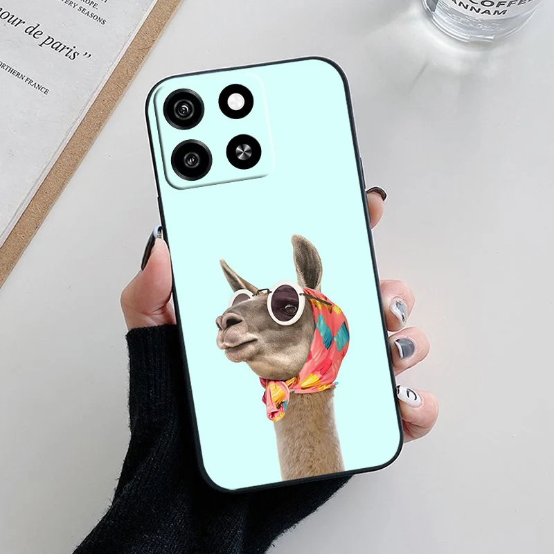Sleek Black TPU Silicone Phone Case - Slim and Protective Back Cover