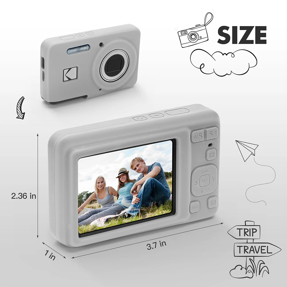 2025 新しいケースコダック PIXPRO FZ55 デジタルカメラカバーシリコン