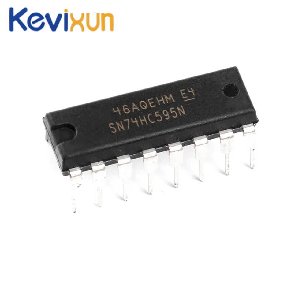 10pcs/lot SN74HC595N 74HC595 74HC595N DIP-16 8BIT SHIFT REGISTERS WITH 3 STATE OUTPUT REGISTERS IC