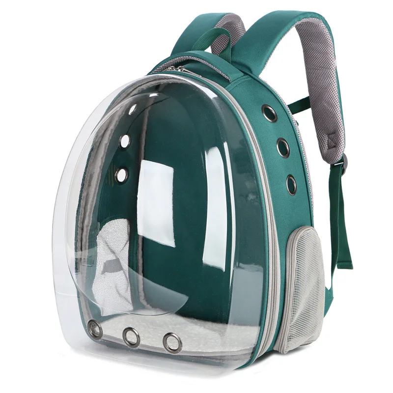 Cat bag breathable portable pet carry backpack cat and dog outdoor travel backpack transparent space style pet cat bag