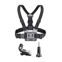 Universal Chest and Head Strap Belt with J-Hook Mount - Chest Starp