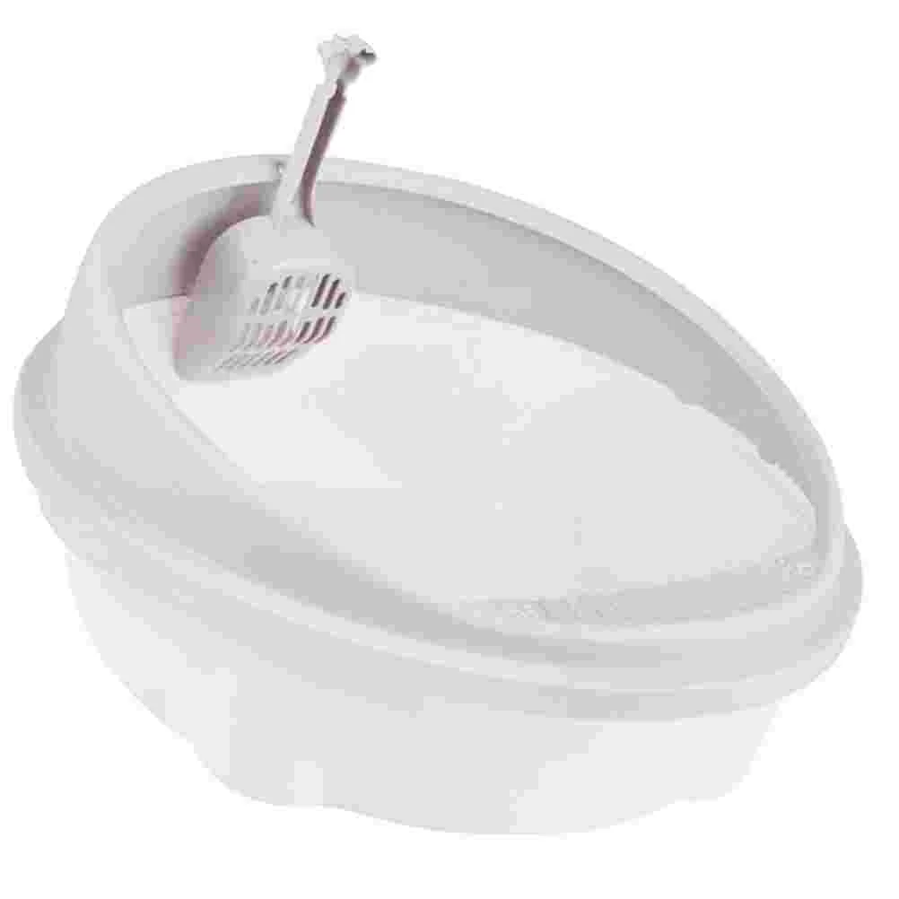 

Portable Litter Box Litter Cat Box Pan Poop Toilet Kitten Tray Side High Travel Puppy Pet Potty Dog Rabbit Scoops Lifter Scoop