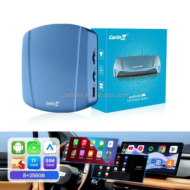 Carlinkit 8g 256gb Tbox Ultra SM6350 5GHZ Carplay ワイヤレス