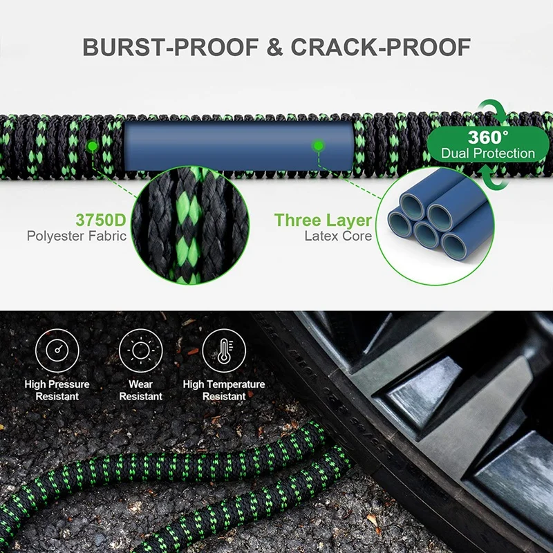 

Расширяемый садовый шланг, гибкий легкий расширяющийся садовый шланг, складной Открытый шланг для двора, лужайки