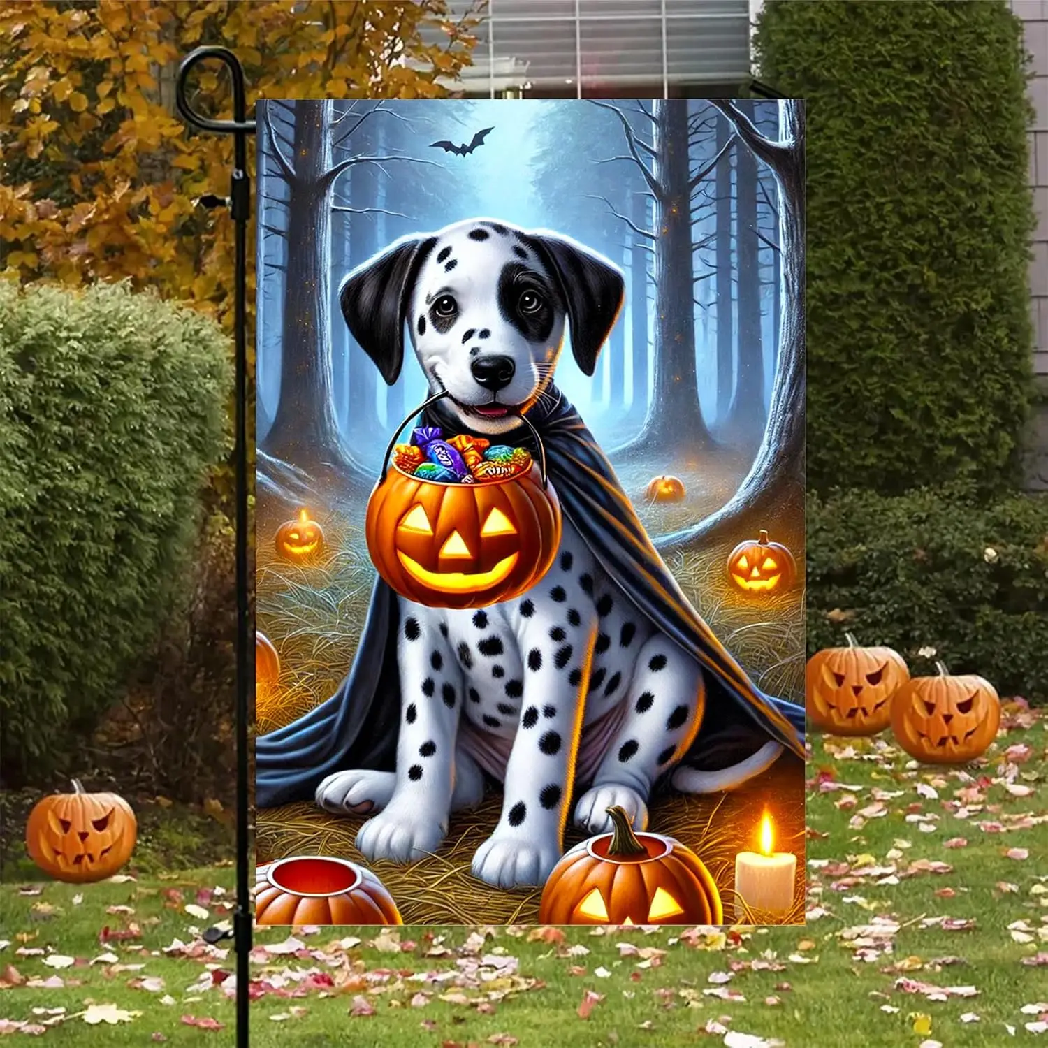 halloween-dalmatian-dog-garden-flag-doublesided-trick-or-treat-banner