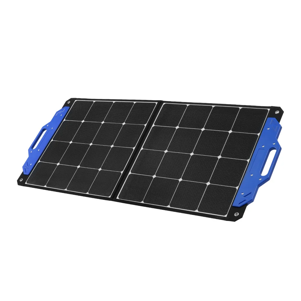 Pannello Solare Portatile Pieghevole Da Campeggio 100W Sunpower Monocristallino Ip65