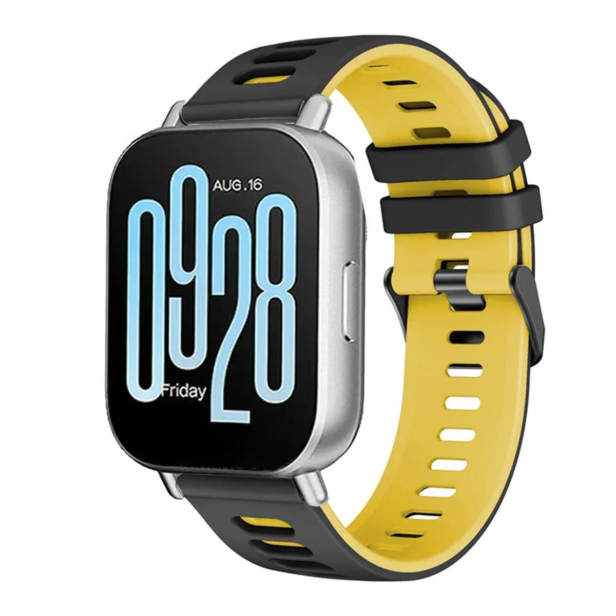 Silicone Sport Wristband - 22mm Strap Accessory in Various Colors