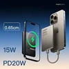 New PD20W 5000mAh Ultra-Slim Portable Charger Power Bank Magnetic Wireless Super Fast Charging Power Bank for IPhone Samsung 3