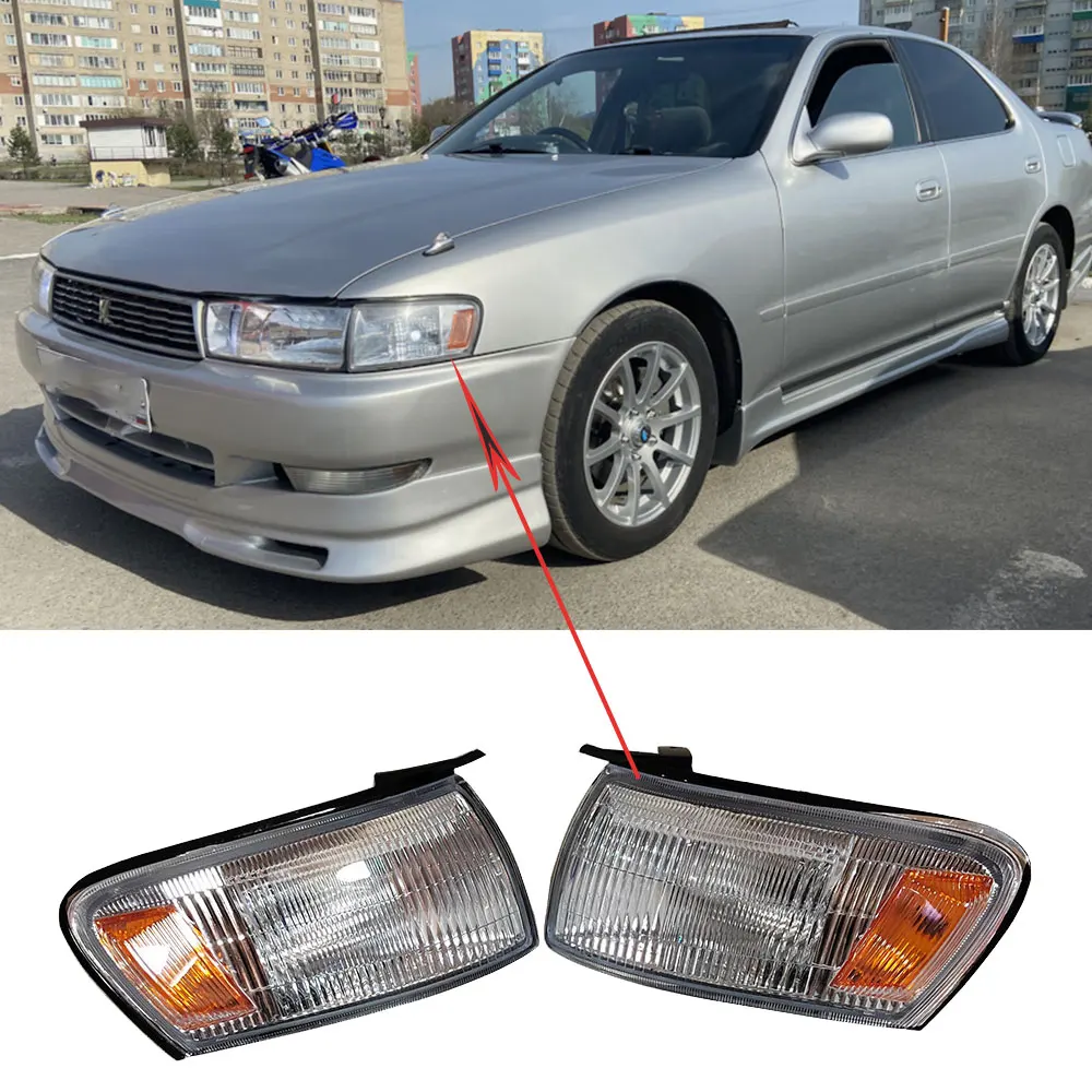 A Pair Car Corner Lights Front Turn Signals 81611-22251 81621