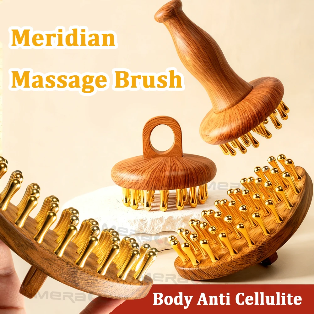 Face Meridian Massage Brush Anti Cellulite Facial Guasha Massage Neck Lifting Scalp Anti-Fatigue Scraping Beauty Face Slimming