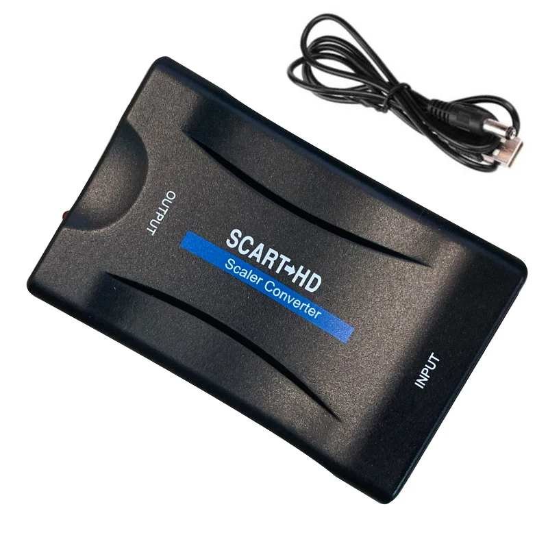 Высококлассный преобразователь 1080P SCART в HDMI-совместимый Видео Аудио 720P с