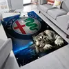 Alfa Romeo Logo Carpets and Rug 3D Printing Fashion Carpet Living Room Bedroom Decorate Large Area Soft Carpet Kids Room Rug 6