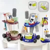 WizKidz Kids Cleaning Set a Pretend Housekeeping Set for Toddlers with Real Vacuum Broom and Other Educational Toys for Boy Girl 5