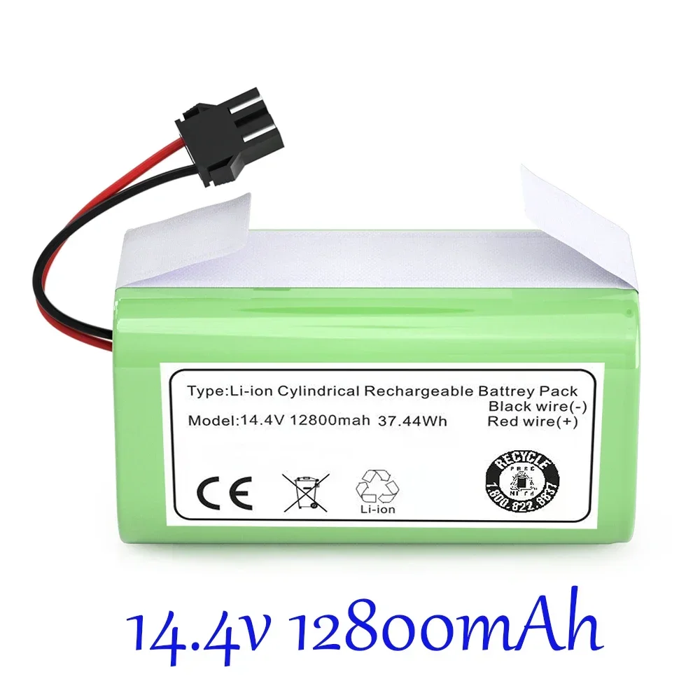 

New 14.4V 12800mAh Li-ion Battery for Conga Excellence 990 1090 Ecovacs Deebot N79S N79 DN622 Eufy Robovac 11 11S 12 35C X500