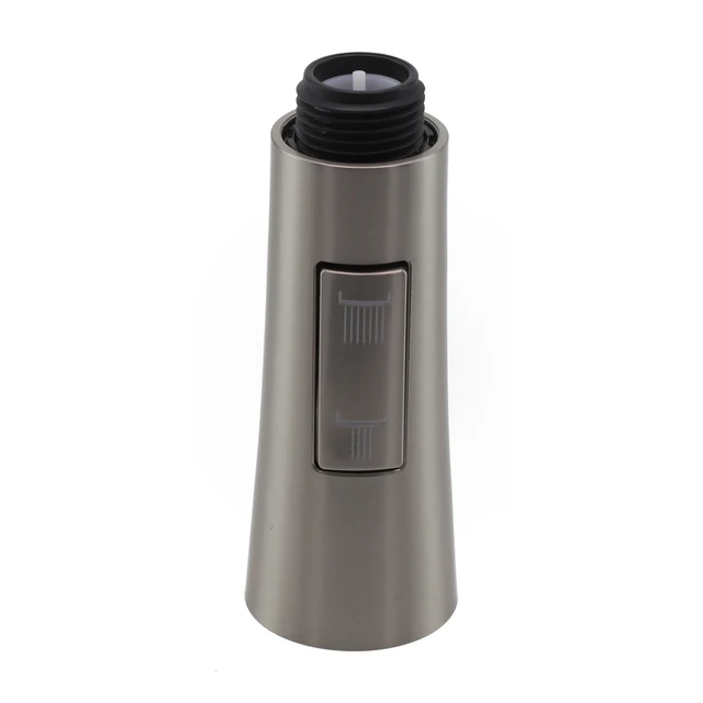 Shower Nozzle for Kitchen Tap Faucet with Easy to Use Design ABS Material G1/2 Connection Size Silver/Black/Brushed/Gray 4
