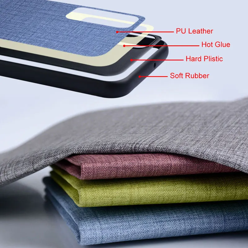 Premium Cloth Texture Simple Design Phone Case Cover