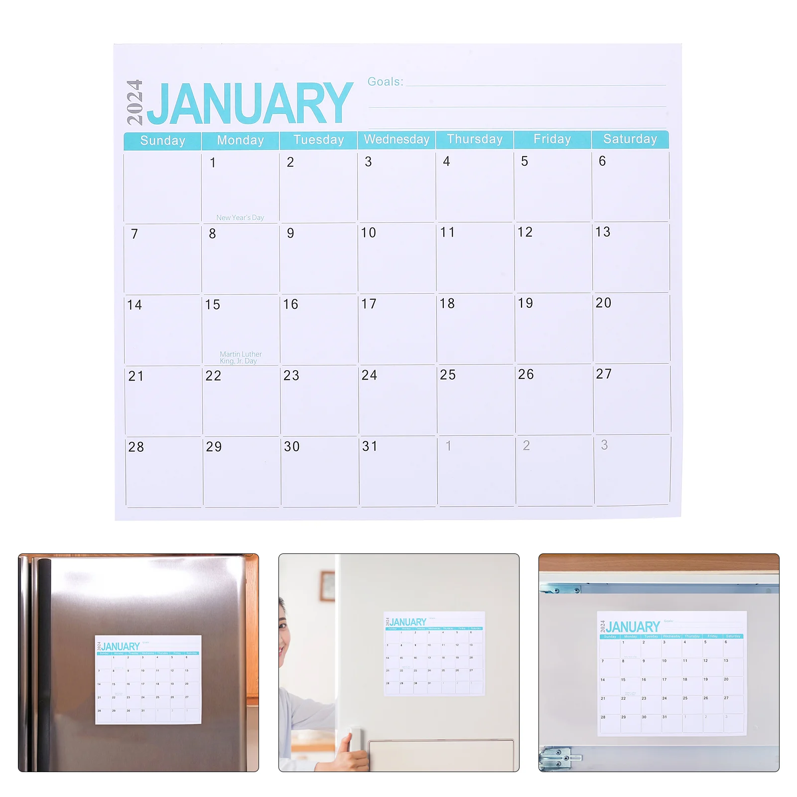 

Refrigerator Dry Erase Desk Calendars Fridge Surface Decor Magnetic Erasable Memo White Board Monthly Planner Blackboard Sticker