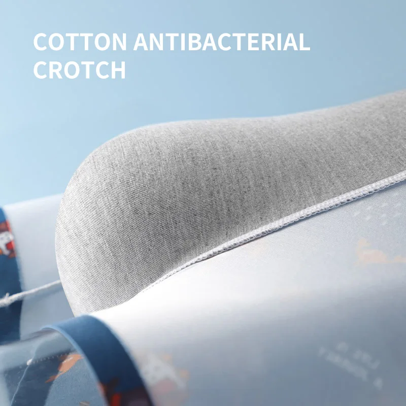 4Pcs Sexy Man Underwear Boxer Shorts Cotton Homme Animal Print Men Boxershorts Underpants Lingerie Male Panties Plus Size L-3XL