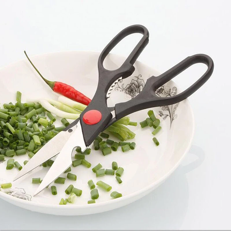 

Stainless Steel Kitchen Scissors Multipurpose Purpose Shears for Meat Vegetable Barbecue Tool Scissors Nutcracker Bottle Opener