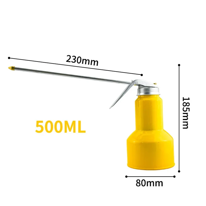 Oil lubrication tool Oiler Lubrication Pump 250-500ml for greasing Transparent Oil Can Plastic Machine