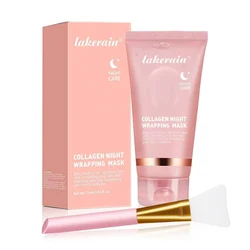 Hydrolyzed Collagen Overnight Peel - Off Facial Mask Set - Deeply Hydrates and Revitalizes Skin (Peel off the mask)